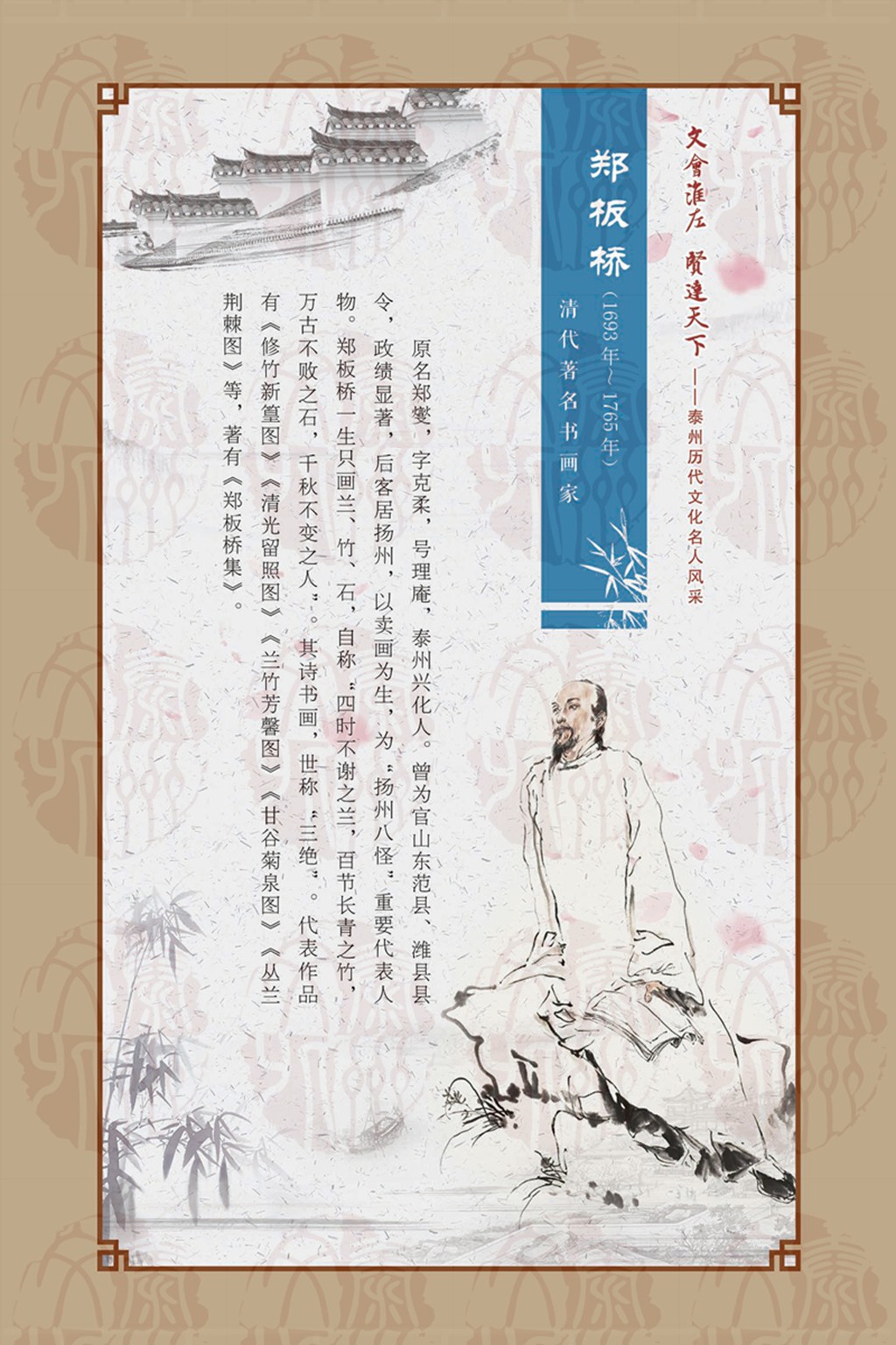 郑燮仲振奎章力挥74  艺术课程更多.